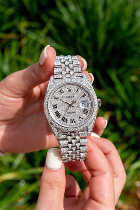 bust down lab diamond rolex|factory set rolex diamonds.